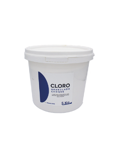 Cloro granulado de choque acción rápida 5 kg