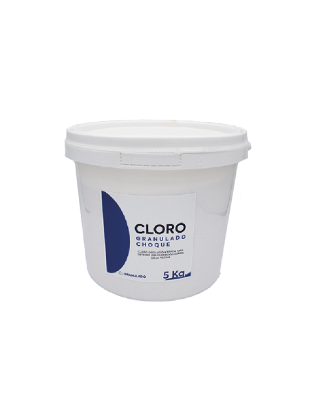 Cloro granulado de choque acción rápida 5 kg