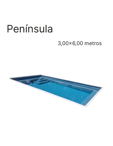 Península 6,00 x 3,00 m