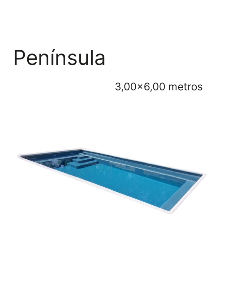 Península 6,00 x 3,00 m