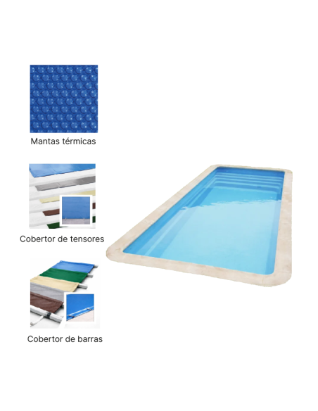 Comunidad Señorial 10,00 x 4,00 m | Cubiertas a medida para piscina