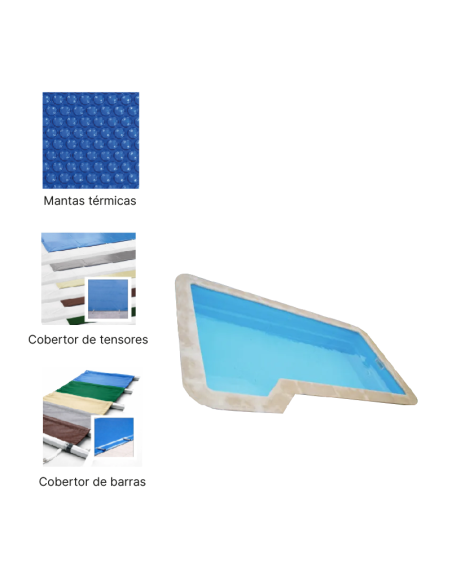 Estrella 6,00 x 3,52 m | Cubiertas a medida para piscina