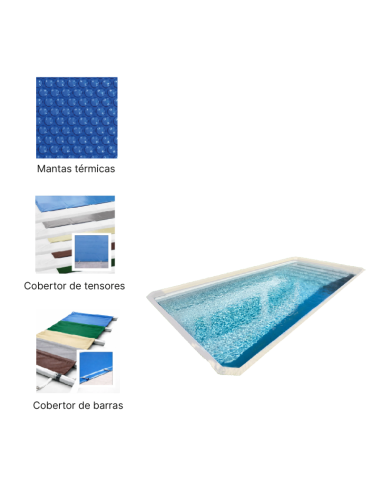 Galaica 7 7,25 x 3,30 m | Cubiertas a medida para piscina