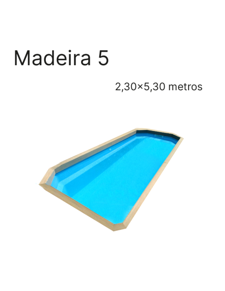 Madeira 5 5,30 x 2,30 m