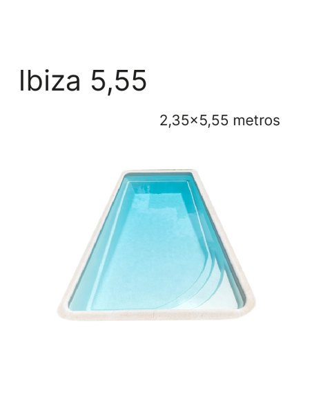 Ibiza 5,55 5,55 x 2,35 m