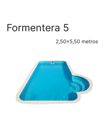 Formentera 5 5,50 x 2,50 m