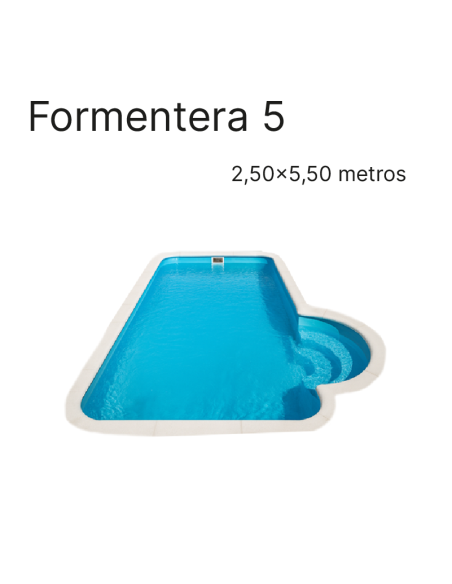 Formentera 5 5,50 x 2,50 m