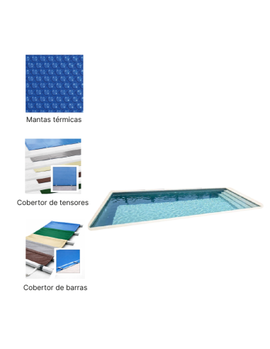 Volga 6,50 6,50x3,00 m | Cubiertas piscina a medida