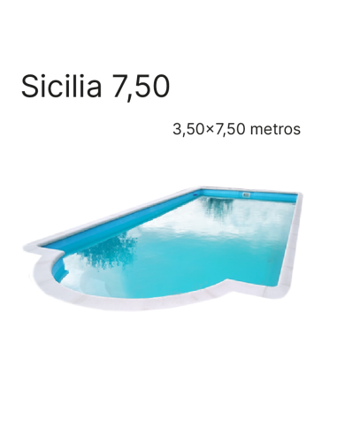 Sicilia 7,50 7,50 x 3,50 m