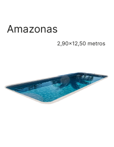 Amazonas 12,50 x 2,90 m | Cubiertas a medida para piscina DTP 2