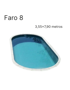 Faro 8 7,90 x 3,55 m | Cubiertas a medida para piscina 2