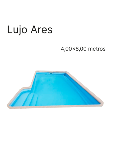 Lujo Ares 8,00 x 4,00 m | Cubiertas a medida para piscina