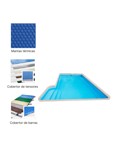 Lujo Ares 8,00 x 4,00 m | Cubiertas a medida para piscina
