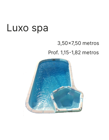 Luxo Spa 7,50 x 3,50 m | Cubiertas a medida para piscina