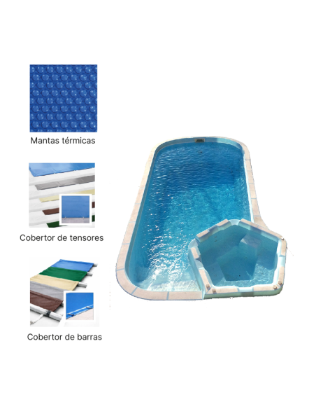 Luxo Spa 7,50 x 3,50 m | Cubiertas a medida para piscina
