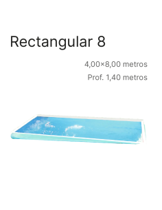 Rectangular 8 8,00 x 4,00 m | Cubiertas a medida para piscina 2