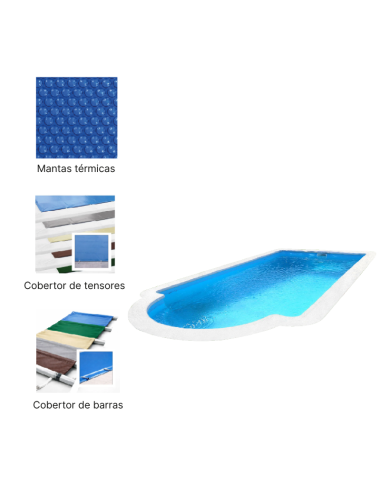 Romana 9 9,00 x 4,00 m | Cubiertas a medida para piscina
