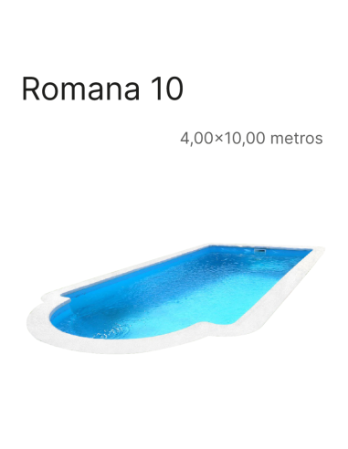 Romana 10 10,00 x 4,00 m | Cubiertas a medida para piscina