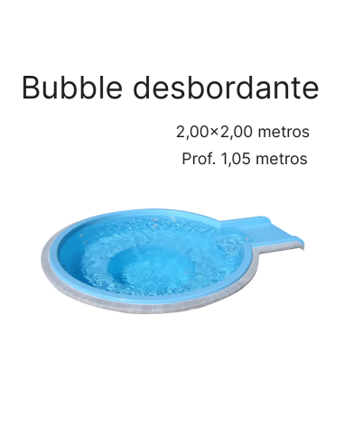 Bubble Desbordante 2,00 x 2,00 m | Cubiertas a medida para piscina