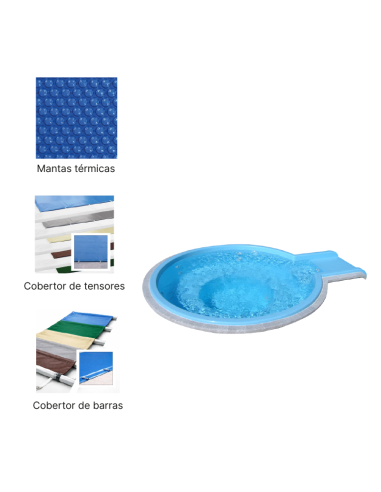 Bubble Desbordante 2,00 x 2,00 m | Cubiertas a medida para piscina