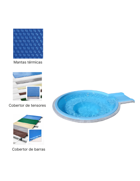 Bubble Desbordante 2,00 x 2,00 m | Cubiertas a medida para piscina