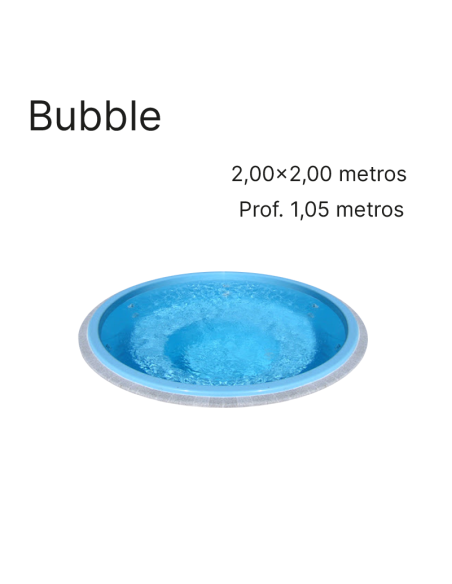 Bubble 2 2,00 x 2,00 m | Cubiertas a medida para piscina