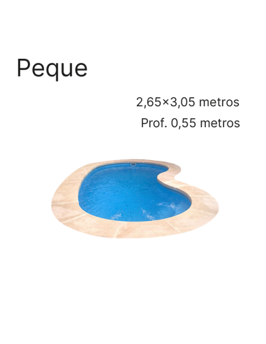 Peque 3,05 x 2,65 m | Cubiertas a medida para piscina