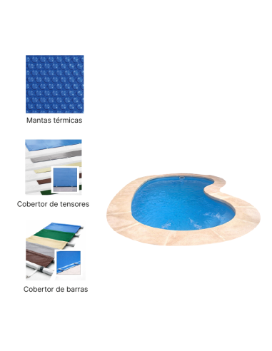 Peque 3,05 x 2,65 m | Cubiertas a medida para piscina