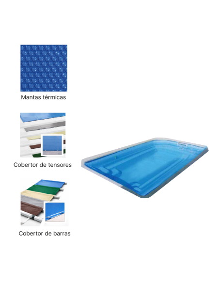 Micropool 3,90 x 2,25 m | Cubiertas a medida para piscina