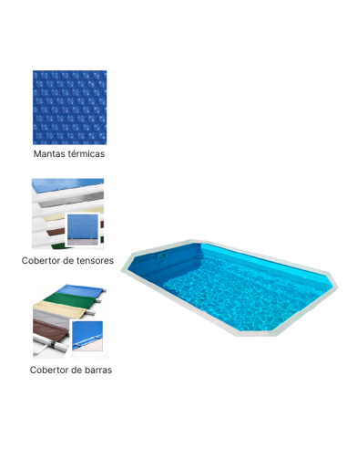 Mini Pool 4,20 x 2,30 m | Cubiertas a medida para piscina