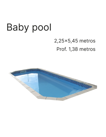 Baby Pool 5,45 x 2,25 m | Cubiertas a medida para piscina