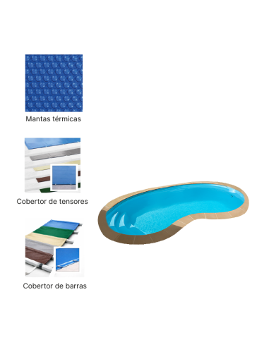 Lanzarote 4,95 x 2,90 m | Cubiertas a medida para piscina