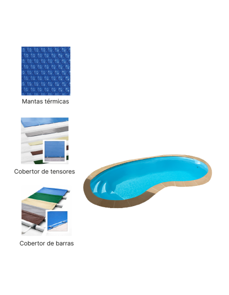 Lanzarote 4,95 x 2,90 m | Cubiertas a medida para piscina