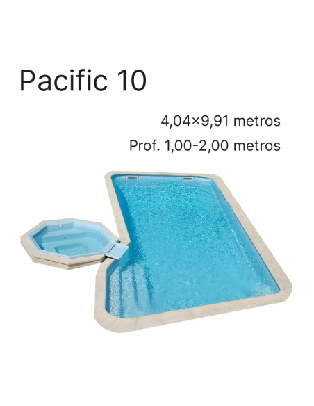 Pacific 9,91 x 4,04 m | Cubiertas piscina a medida