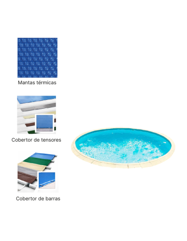 Mónaco 3,80 m | Cubiertas a medida para piscina