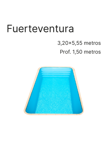 Fuerteventura 5,55 x 3,20 m | Cubiertas a medida para piscina