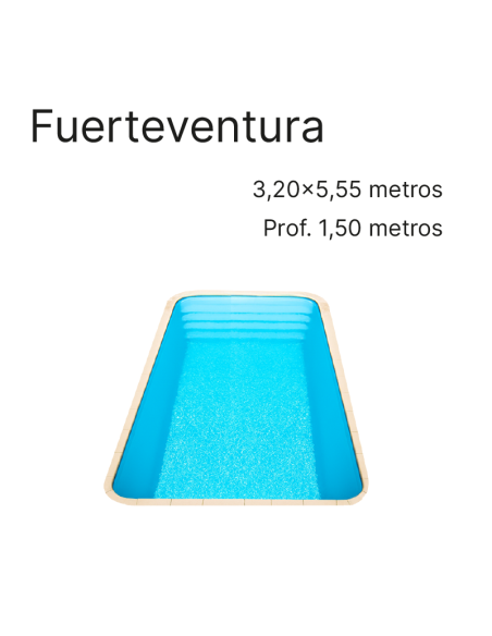Fuerteventura 5,55 x 3,20 m | Cubiertas a medida para piscina