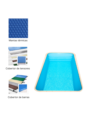 Fuerteventura 5,55 x 3,20 m | Cubiertas a medida para piscina