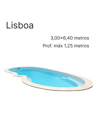 Lisboa 6,40 x 3,00 m | Cubiertas a medida para piscina Europa