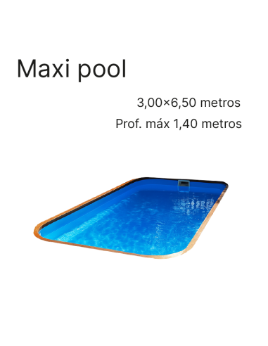 Maxi Pool 6,50 x 3,00 m | Cubiertas a medida para piscina