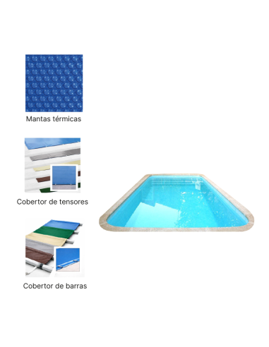Praga 6,35 x 3,20 m | Cubiertas a medida para piscina