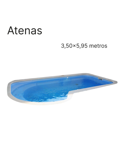 Atenas 5,95 x 3,50 m | Cubiertas a medida para piscina Europa