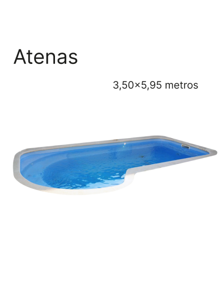 Atenas 5,95 x 3,50 m | Cubiertas a medida para piscina Europa