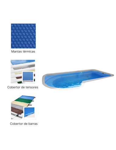 Atenas 5,95 x 3,50 m | Cubiertas a medida para piscina Europa