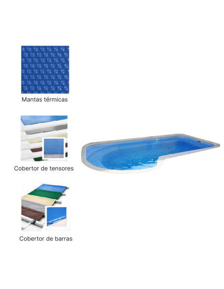 Atenas 5,95 x 3,50 m | Cubiertas a medida para piscina Europa
