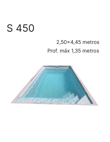 S450 4,45 x 2,50 m | Cubiertas a medida para piscina