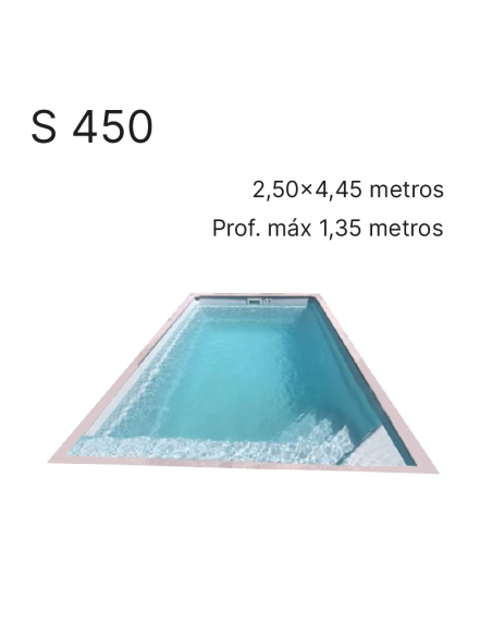S450 4,45 x 2,50 m | Cubiertas a medida para piscina
