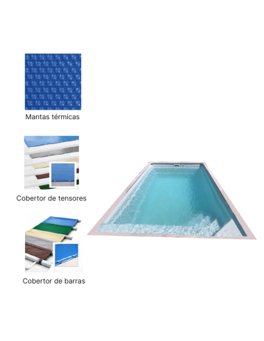S450 4,45 x 2,50 m | Cubiertas a medida para piscina