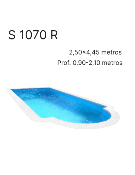 S1070R 10,75 x 4,15 m | Cubiertas a medida para piscina