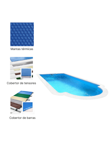 S1070R 10,75 x 4,15 m | Cubiertas a medida para piscina